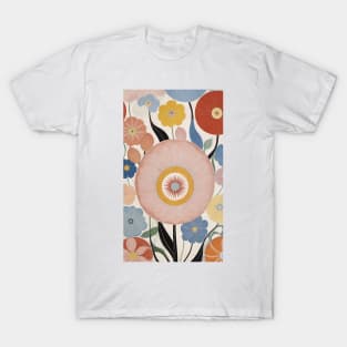 Hilma's Floral Whimsy: Abstract Blooms Inspired by Klint T-Shirt